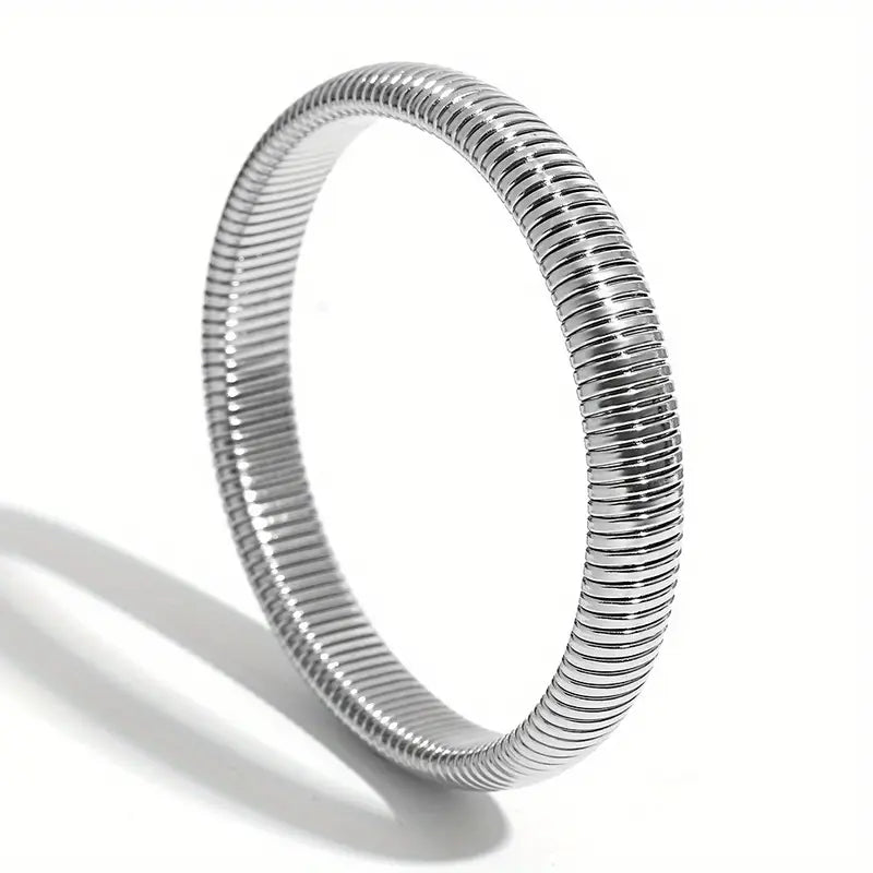 Waterproof Maia Baby Bangle | Silver & Gold Chic