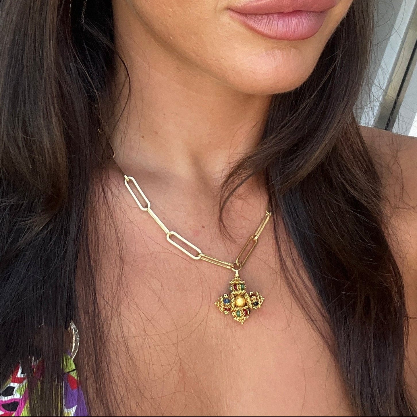 Dolce Cross Necklace | Bold Gothic Jewelry