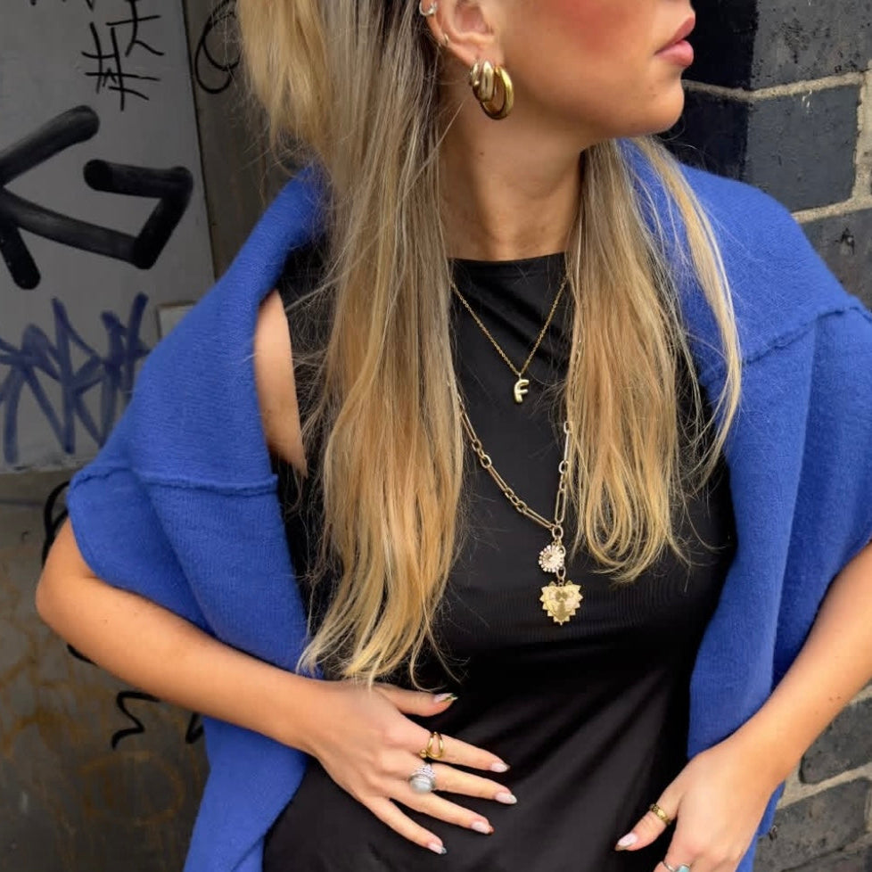 Gigi Initial Necklace | Personalised A to Z Jewelry