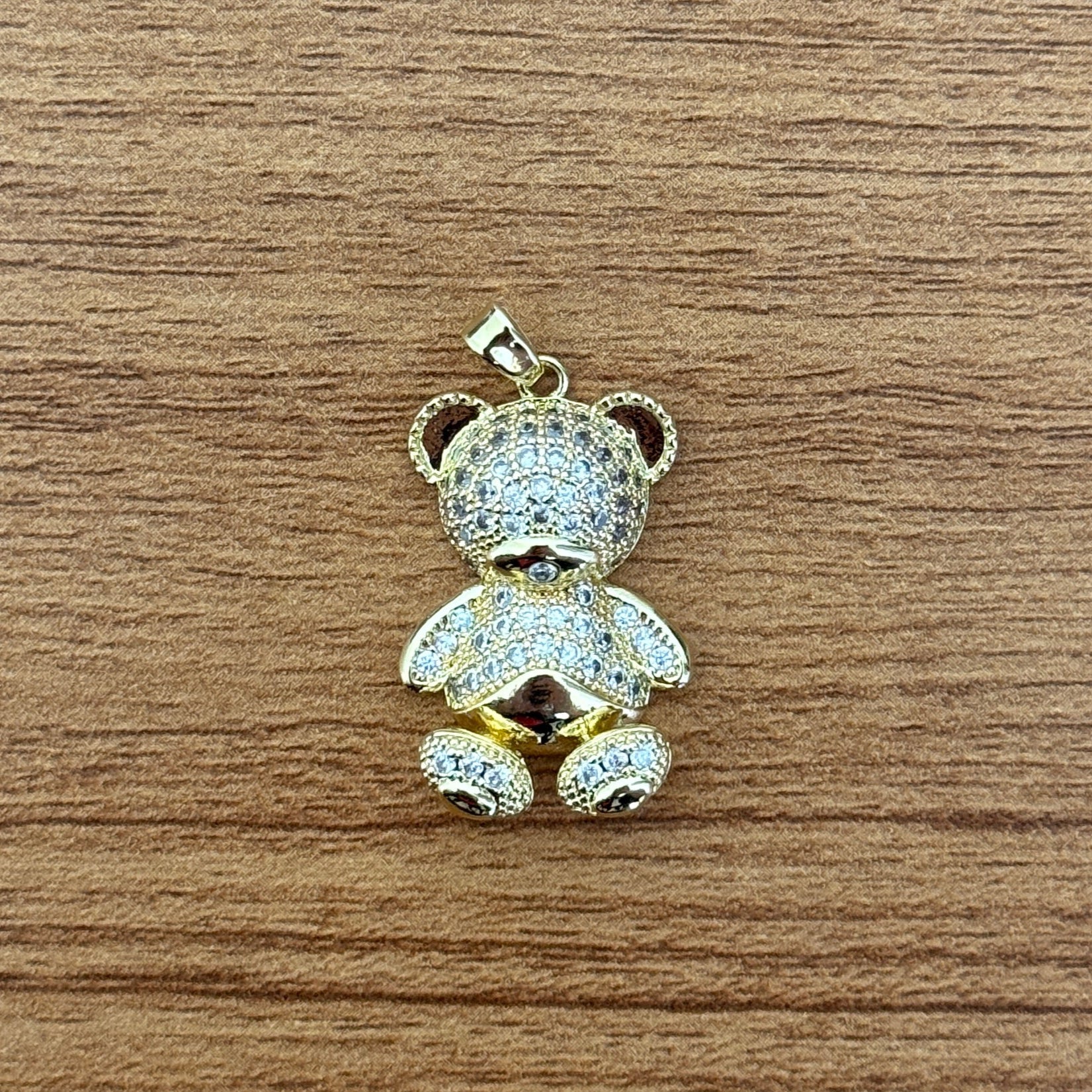 Teddy Bear Charm Pendant | Playful Jewelry Add-On