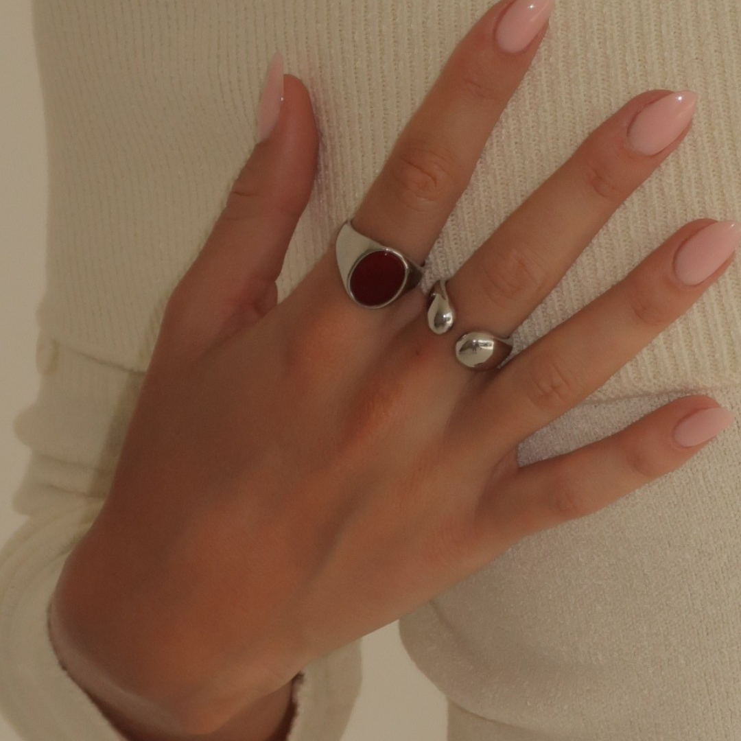 Tiger Ring with Fiery Red Jewel | By Gigi