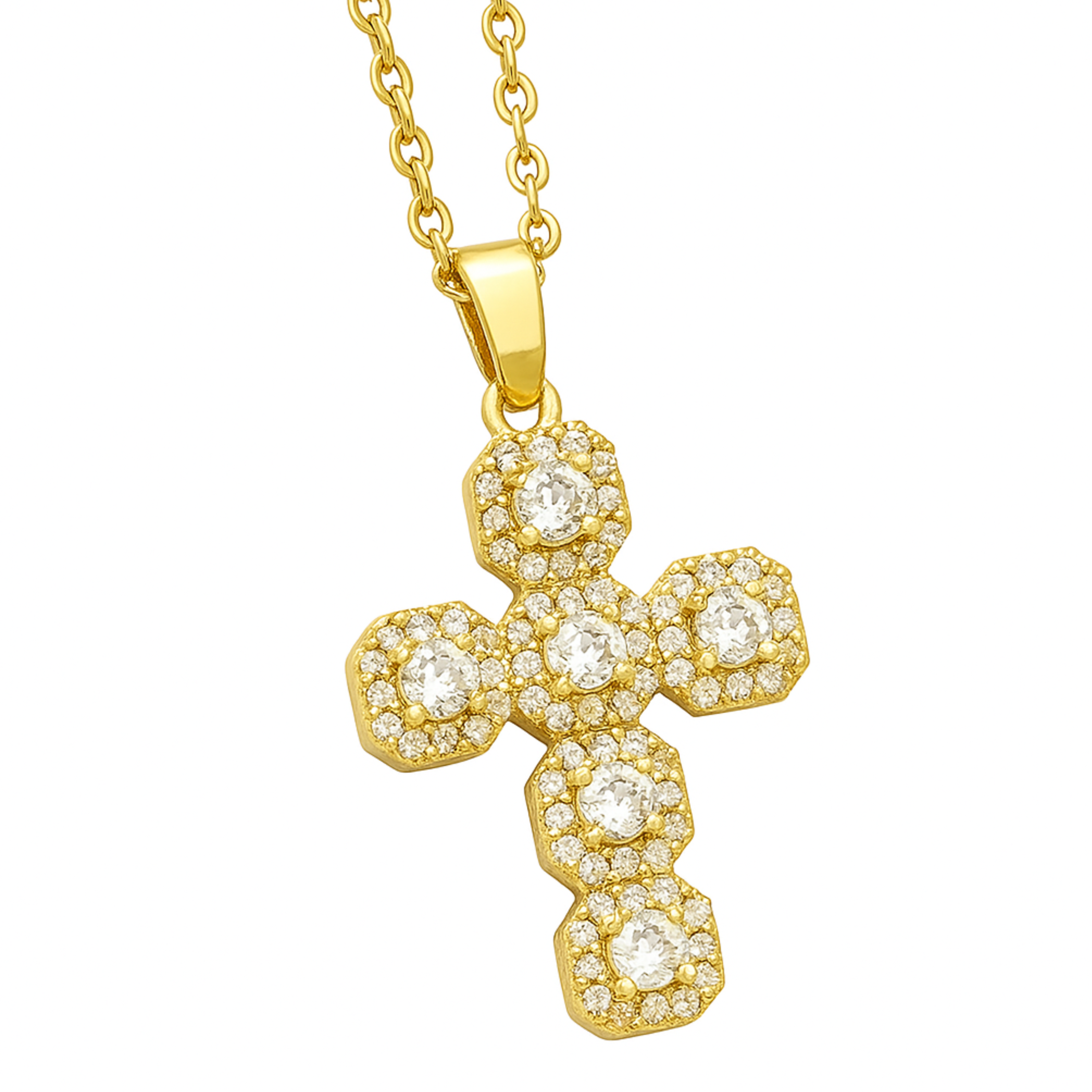 Gia Cross Necklace